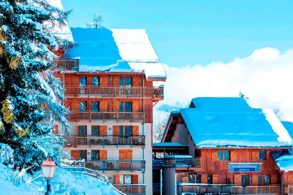 לה פלאנייה Residence Goelia Les Chalets De Wengen מראה חיצוני תמונה
